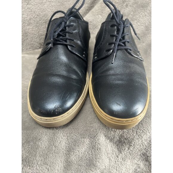 Bull Boxer Jadyn Men’s 9 Metallic Blue Leather Shoes Loafers Sneakers 43 Oxfords - Picture 2 of 13